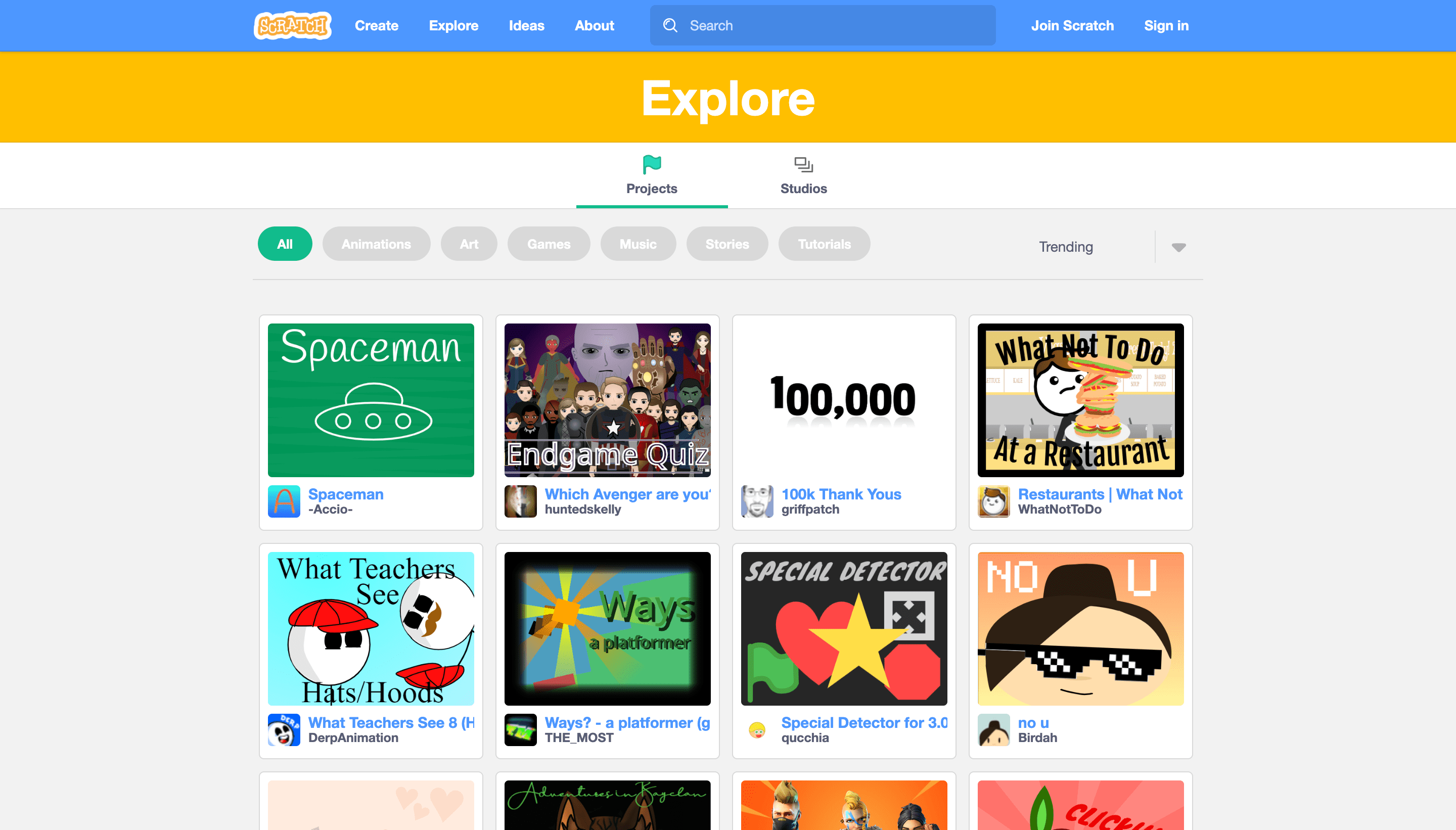 Exploring Scratch Exploring Scratch - Webpage