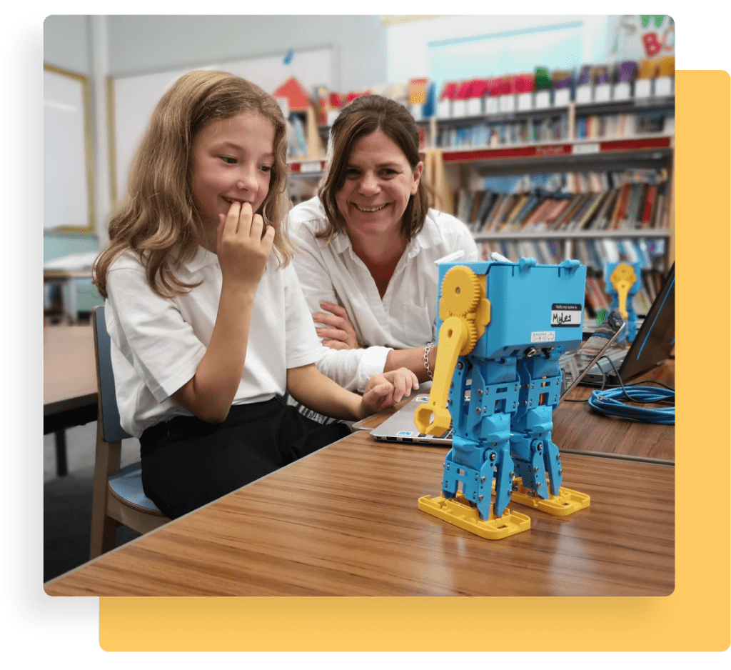 One to one teaching with Marty the Robot