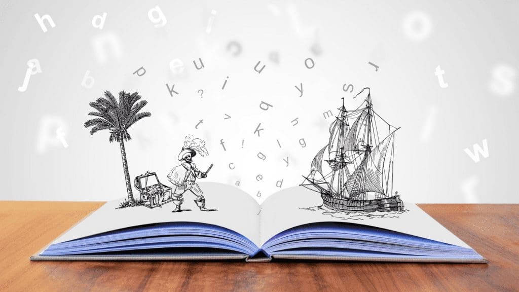 Storytelling Open storybook